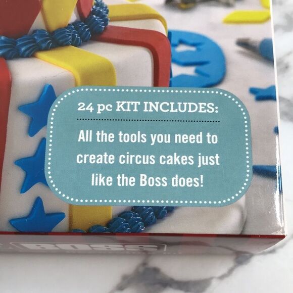 NIB Cake Boss 24 Piece Circus Cake Decorating Kit - Picture 2 of 5
